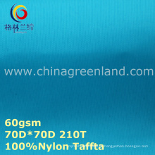 Tecido de tafetá de nylon impermeável para vestuário forro de rede (gllml267)